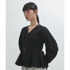 「ADAM ET ROPE'」 長袖ブラウス FREE ブラック レディース