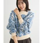 ショッピングBY ニット セーター ・swing by アラベスクジャカードニット レディース