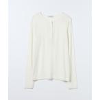 tシャツ シルキータッチヘンリーLS TEE/637539 レディース