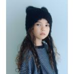 ショッピングビーニー ニット帽 ニットキャップ ネコミミ ビーニー / ニット帽 キッズ 子供 女の子