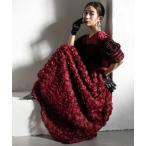 ドレス ロマンティックローズベロアドレス