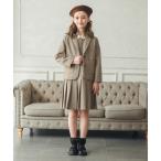 テーラードジャケット アウター ウール混ヘリンボーンジャケット キッズ 子供服