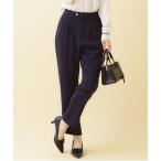 パンツ 「ハレの日・通勤」パール調釦テー