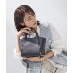 ショルダーバッグ バッグ 「ミドルサイズ／合皮／ショルダー付」スタッズ風メタルバッグ レディース