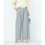 ショッピングワイドパンツ パンツ ウォッシャブルWウエストワイドパンツ レディース