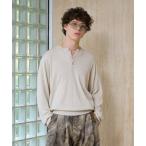 セーター ニット Lame Blend Henley Neck Knit / ラメブレンドヘンリーネックニット メンズ レディース