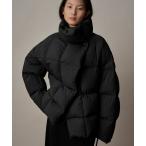 ダウンコート ダウンジャケット オーバーサイズ スタンドカラー エコダウンジャケット レディース