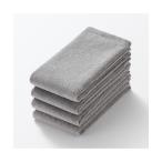 タオル 片面パイル４枚組フェイスタオル　３４×８５ｃｍ