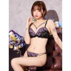 ブラジャー ショーツセット グロリアスブルームコード育乳脇高ブラジャー＆フルバック＆Tバックショーツ