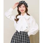ブラウス シャツ バリエボウタイブラウス レディース