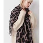 マフラー ストール 「HIKA」レオパード大判マフラー レディース メンズ