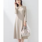 ショッピングセレモニー ワンピース 「上品光沢／セレモニー／SETUP可能」スタイルUPワンピース