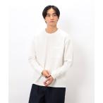 tシャツ 膨れジャカード 長袖Tシャツ メンズ