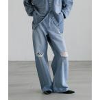  джинсы Denim Denim брюки широкий распорка Denim брюки 607883 женский 