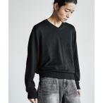 セーター ニット SILK BLEND V-NECK KNIT メンズ レディース