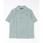 [FRED PERRY] бизнес рубашка M голубой мужской 