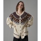 カーディガン TRADITIONAL NORDIC KNIT CARDIGAN / トラディショナルノルディックニットカーディガン メンズ レディース