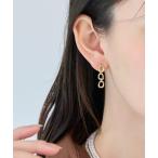 ショッピングイヤリング イヤリング 「痛くないシリーズ/金属アレルギー対応」ボールドチェーンライトフィットイヤリング/ニッケルフリー レディース