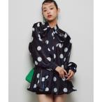 「Narcissus」 長袖チュニック FREE ブラック レディース