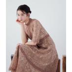 「niana」 半袖ワンピース S スモークピンク レディース