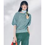 「23区」 半袖ニット 40 グリーン レディース