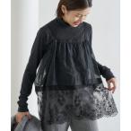 ブラウス シャツ 「追加2」Heriter/エリテ リバーレースキャミソール レディース