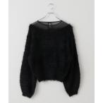 ショッピングコンビ ニット セーター シアーコンビ フェザーニット レディース