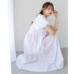 「BLUEEAST」 半袖ワンピース MEDIUM ホワイト レディース