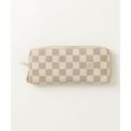 ショッピングダミエ 「LOUIS VUITTON」 ダミエ アズール ポルトフォイユ クレマンス 長財布 - ベージュ レディース