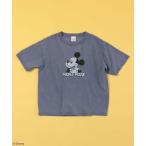 「GLOBAL WORK」 半袖Tシャツ MEDIUM ブルー レディース