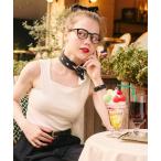 タンクトップ ノースリーブ 「接触冷感/抗菌防臭」カップ付きスクエアネックタンクトップ レディース