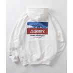 パーカー 「70」「GERRY/ジェリー」ワンポイントロゴ 裏毛 バックプリント プルパーカー メンズ レディース