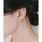 イヤリング ニュアンスフープイヤリング レディース
