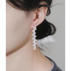 ショッピングパール ピアス ピアス オーバルパールピアス レディース