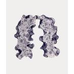 ショッピングスカーフ スカーフ バンダナ フローラル フリル スカーフ レディース