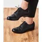 革靴 ビジネスシューズ ビジネスシューズ 「PADRONE」別注 DERBY PLAIN TOE SHOES 外羽根ドレープシューズ ダービープレーントゥシューズ PK8686-2004-17C