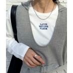 tシャツ ワンポイント刺繍ロゴロンTシャツ レディース