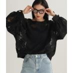 ブラウス シャツ 「daily CLIP」ラグジュアリーレースブラウス レディース