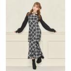 ショッピングマキシ ワンピース 「ボレロ別売り」デザインキャミワンピース