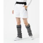 パンツ PEスムースラミネート中綿ショートパンツ レディース