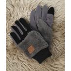 手袋 KRIFF MAYER スマホ指対応 切替 ミトン グローブ 手袋 男女兼用 メンズ レディース