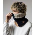 ネックウォーマー スヌード KRIFF MAYER パネル ニット ネックウォーマー ネックカバー 男女兼用 メンズ レディース