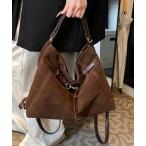 ショルダーバッグ バッグ レトロ スエード 2WAY ショルダー バックパックバッグ レディース メンズ