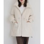 ダウンコート ダウンジャケット Ree＆Mee 吸湿発熱 中綿 軽量 保温 リバーシブル ダイヤキルティング モンスターコート ボリュームコート レデ