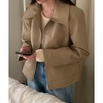 ショッピングレザージャケット レザージャケット ライダース フェイクレザージャケット レディース