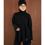 「Plage」 タートルネックニット FREE ブラック レディース