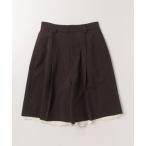 「Ray BEAMS」 ハーフパンツ 1 ダークブラウン レディース