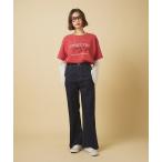 ショッピングforever 「Remind me and forever」 デニムパンツ LARGE ワンウォッシュ レディース