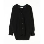 ショッピングロングカーディガン 「MACPHEE」 ニットカーディガン S ブラック レディース