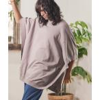 ショッピングmiddle 「CAMBIO」 7分袖ニット L ライトグレー メンズ